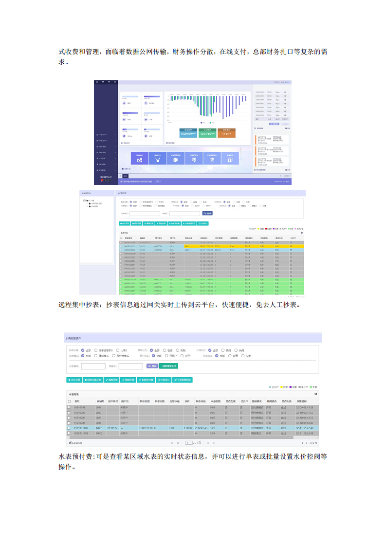 安科瑞远程预付费抄表系统介绍图片